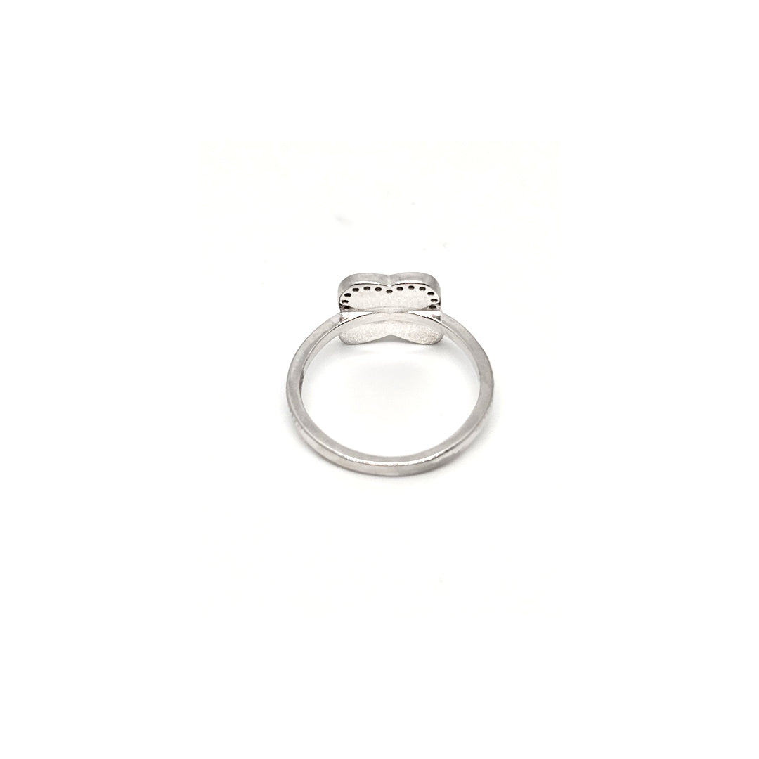 CZ Elegance by Swarovski blue col ring