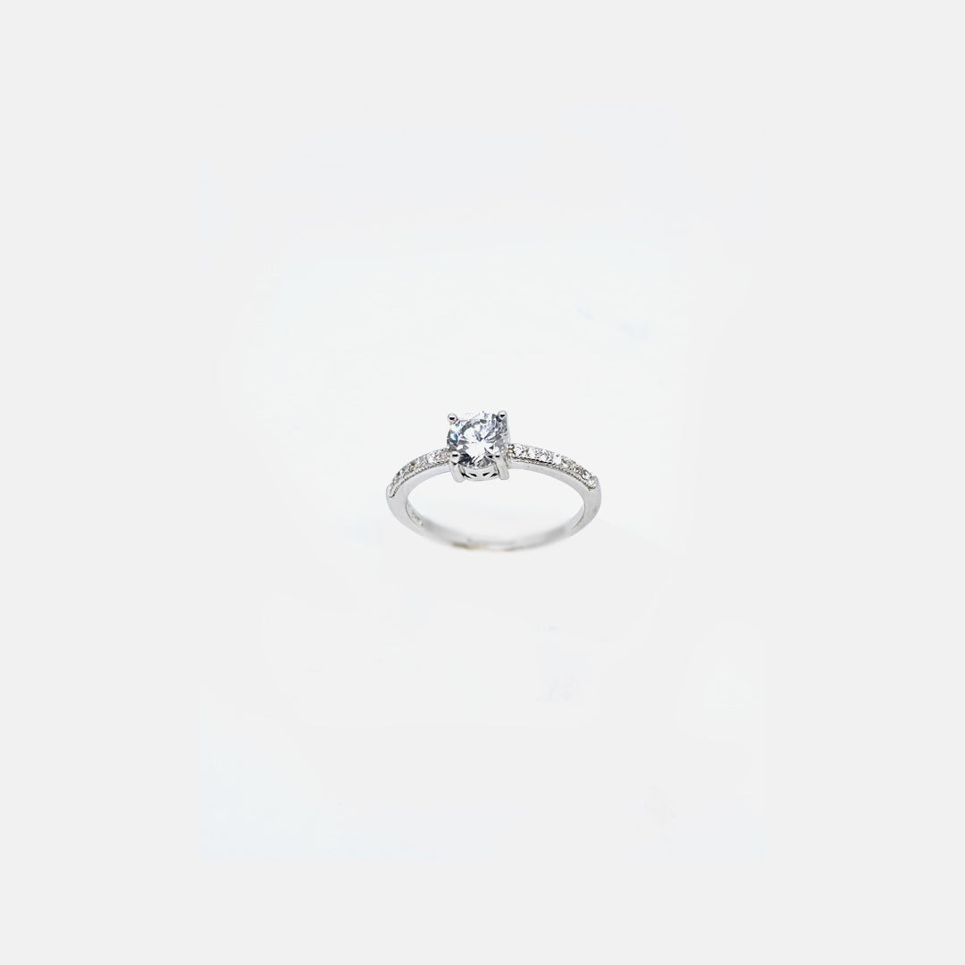 Timeless Solitaire CZ Ring