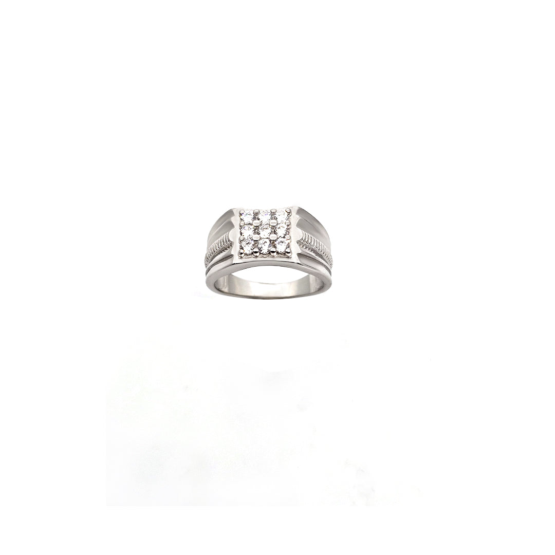 Men's Ring ICE CURSE STONE CZ