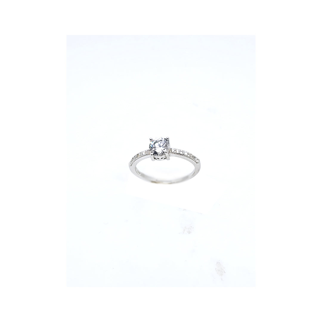 Timeless Solitaire CZ Ring