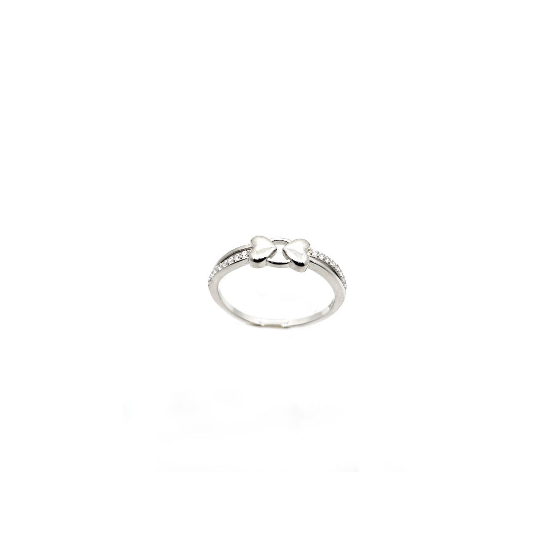 Swarovski Shine bow shape L.CZ Ring
