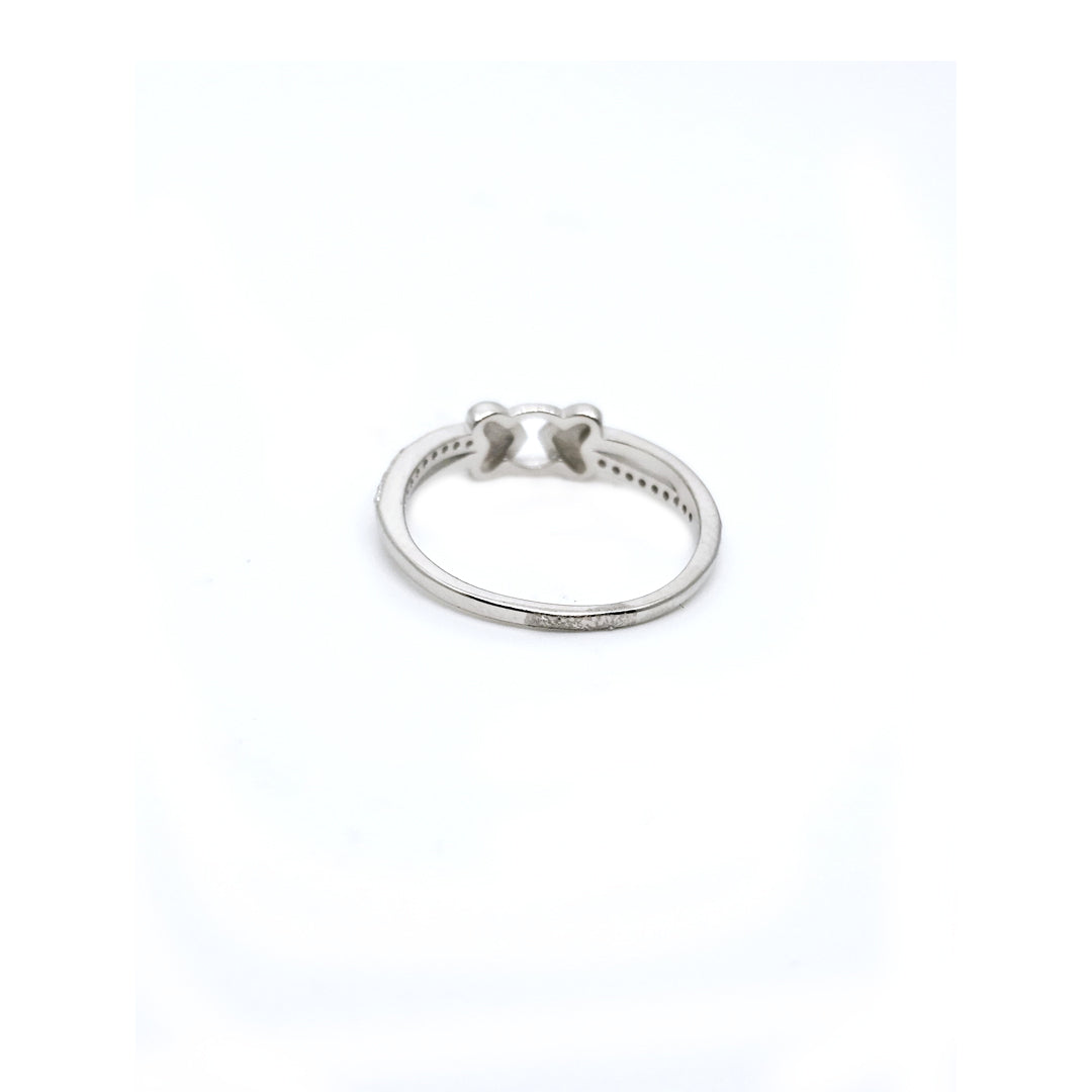 Swarovski Shine bow shape L.CZ Ring