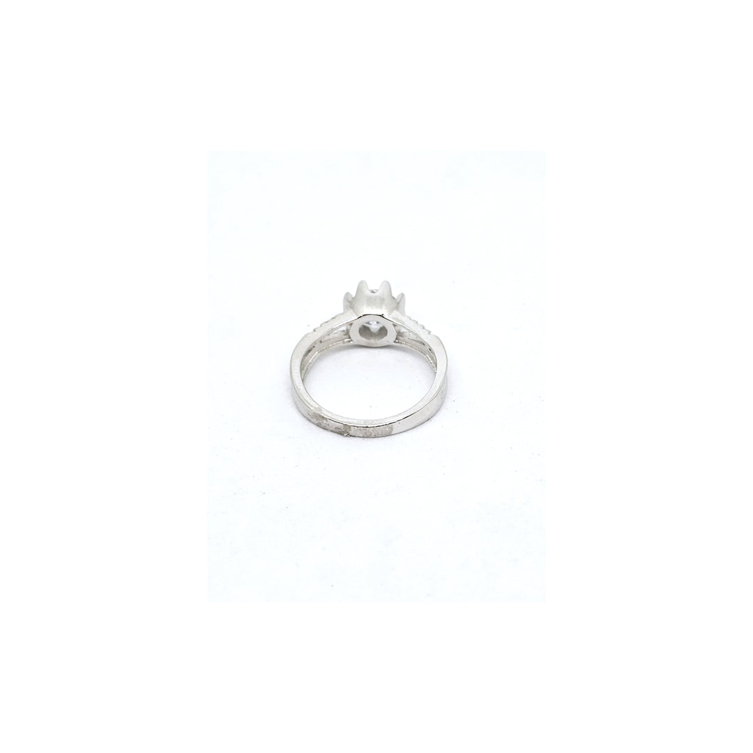 Royal Solitaire CZ Ring