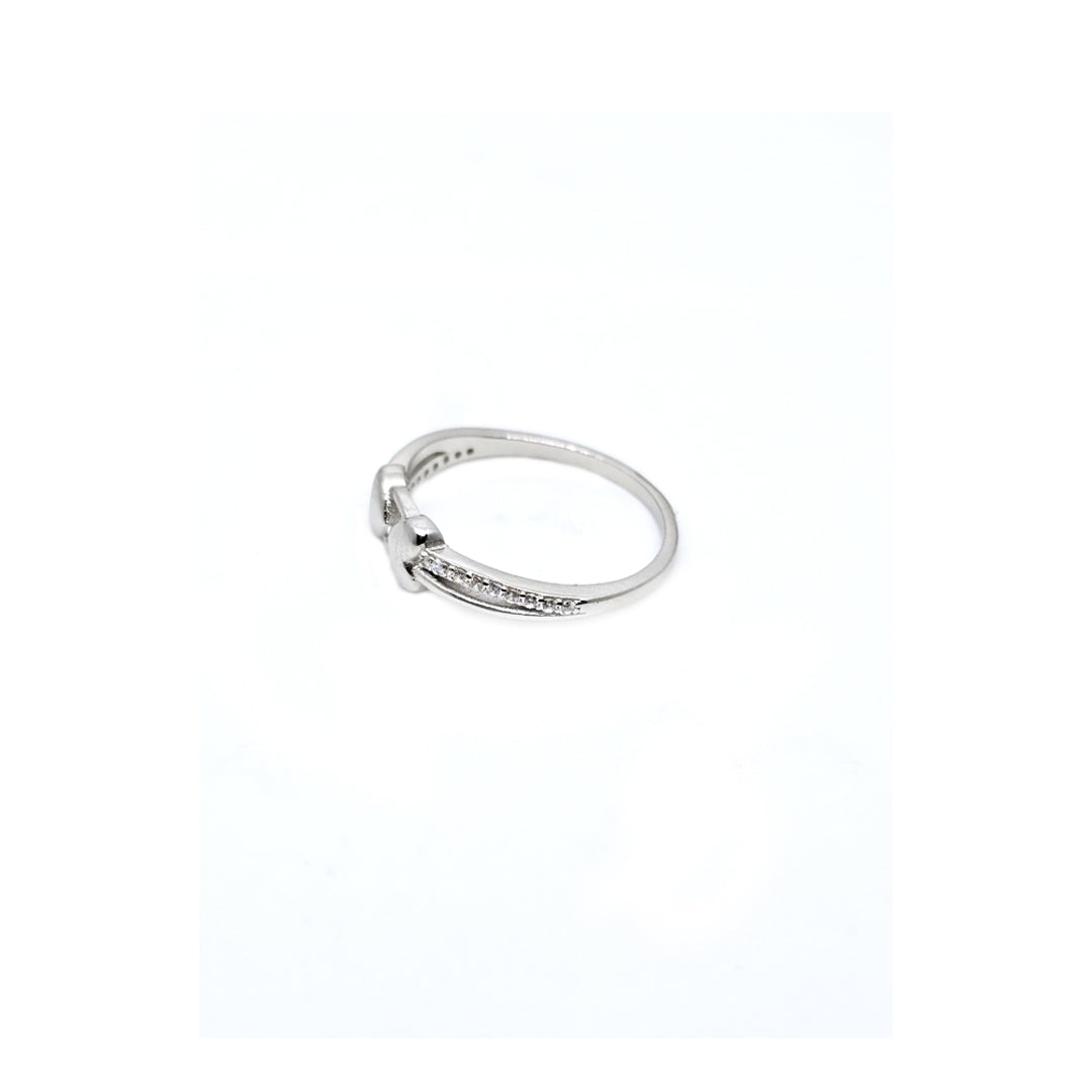 Swarovski Shine bow shape L.CZ Ring