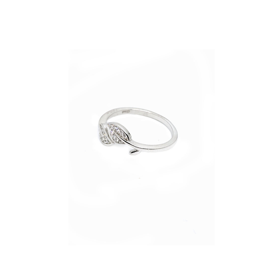 Swarovski Shine leaf shape L.CZ Ring