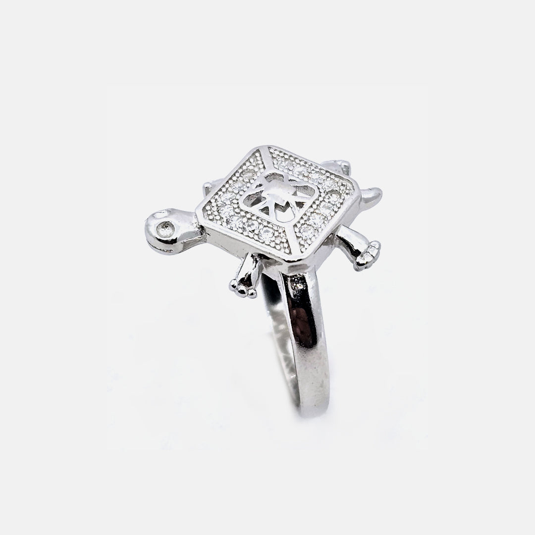 Ring Light-Wt with Tortoise Shape Lucky Charm