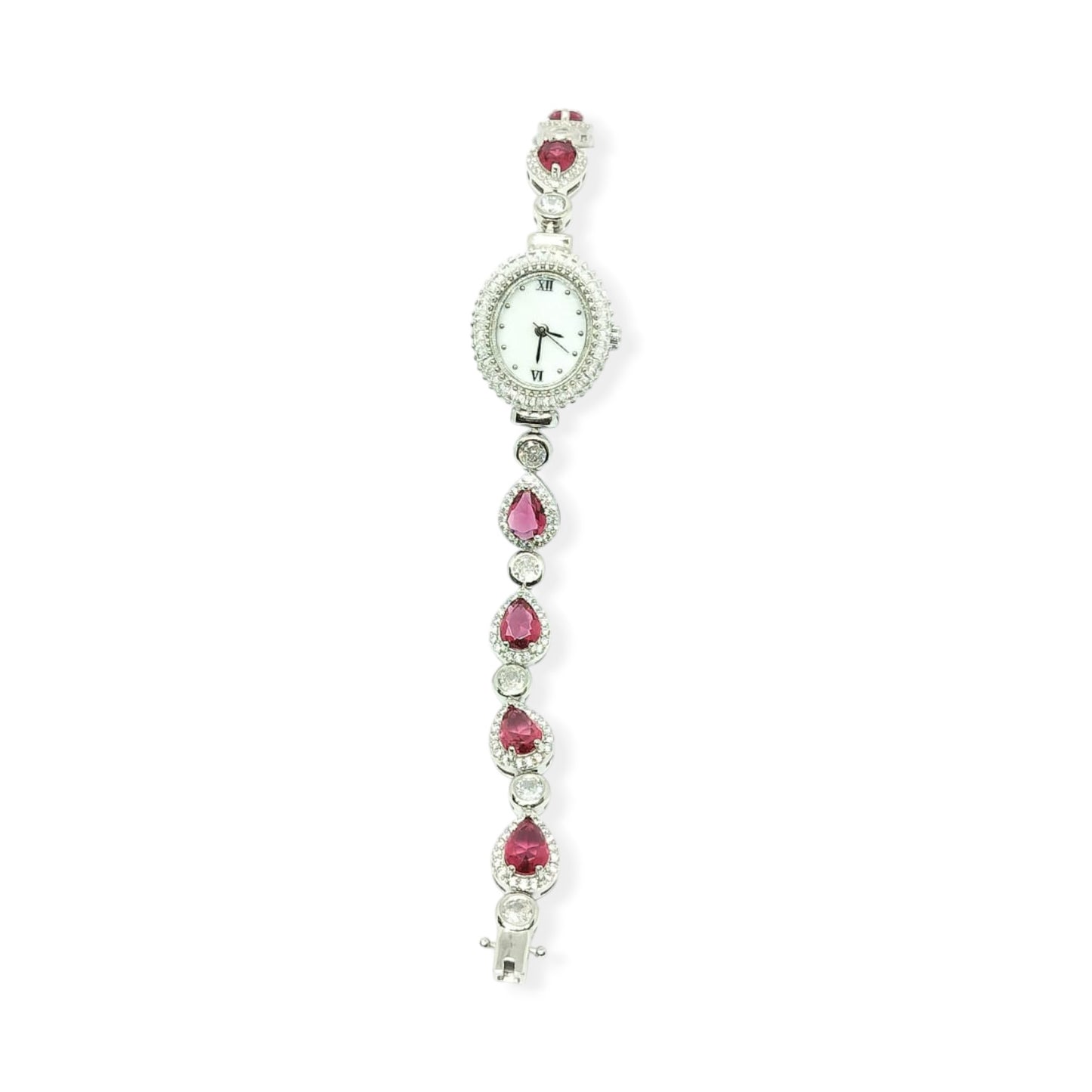 Red Drop Stone Elegance Watch