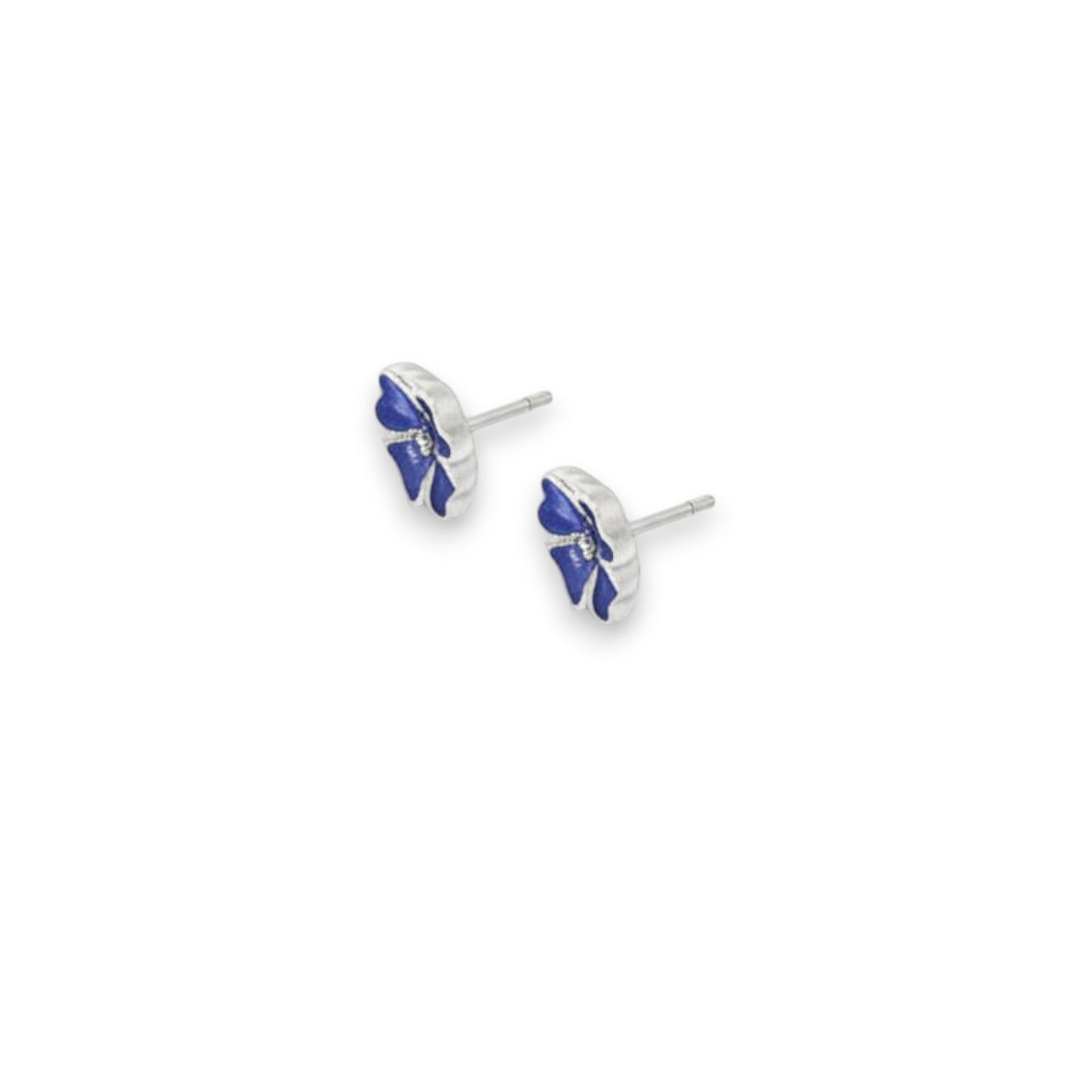 Floral Blue Jewelry Set