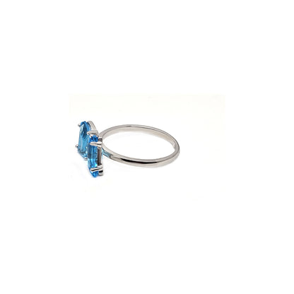 Butterfly Blue col Grace CZ Ring
