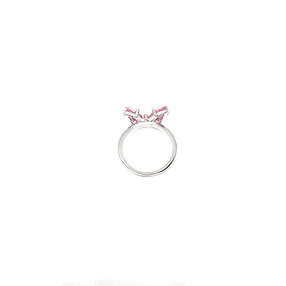 Butterfly pink col Grace CZ Ring