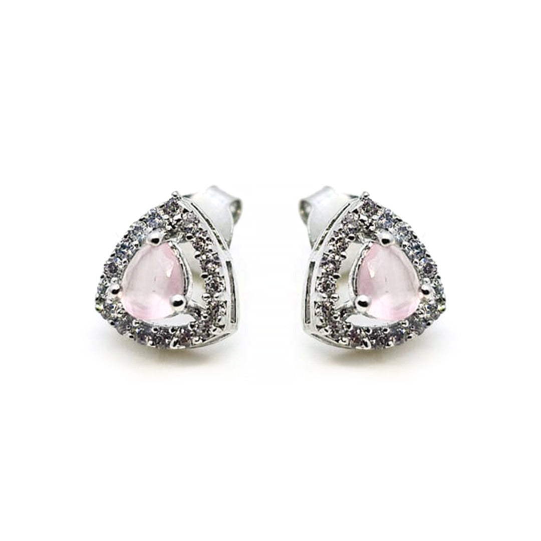 Jacket Earings With A++ Stone 92.5 silver (TGLS051)