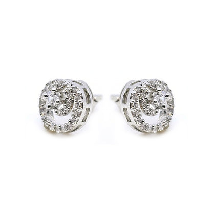 Jacket Earings With A++ Stone 92.5 silver (TGLS052)