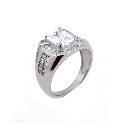 Solitier Square Ring A++ American Diamonds