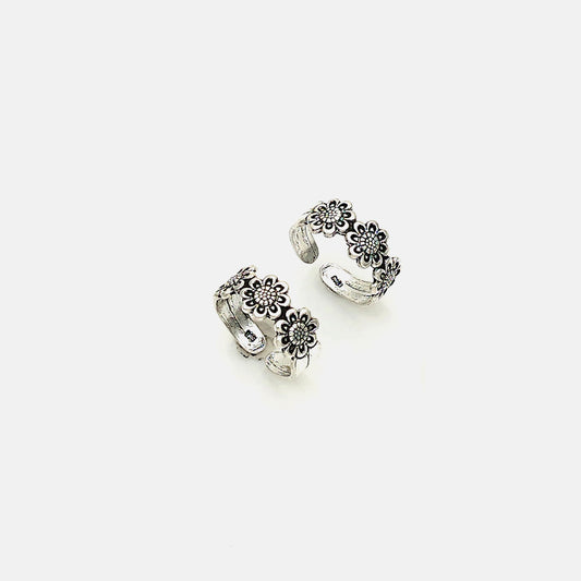 Adjustable Silver Toe Ring