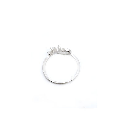 Swarovski Shine croun on heart shape L.CZ Ring