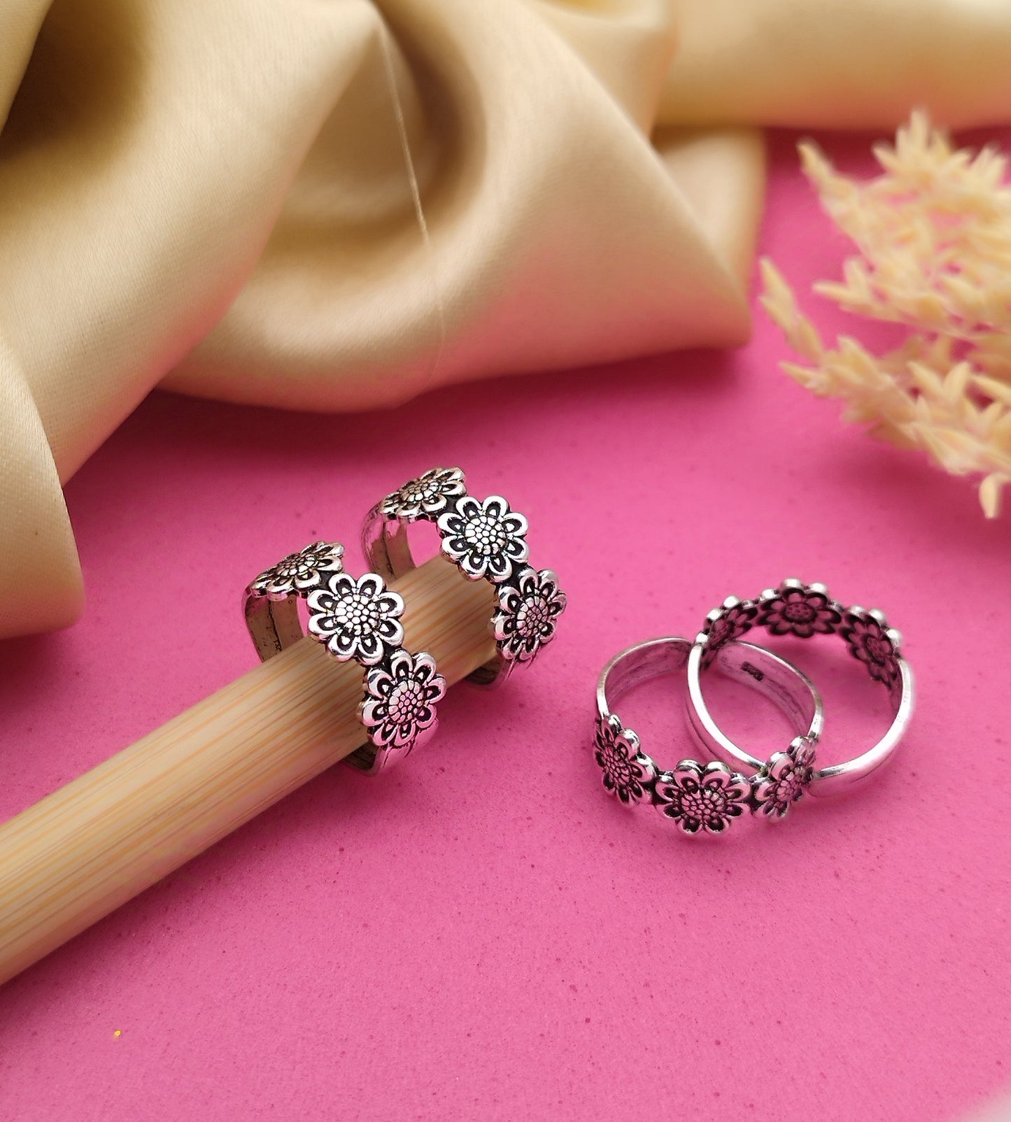 Adjustable Silver Toe Ring