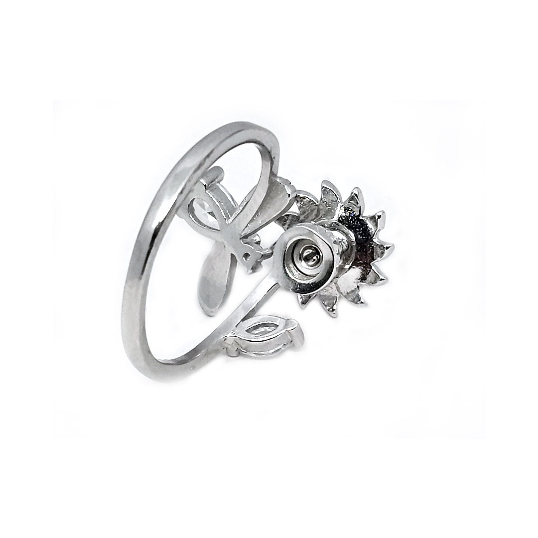 Hawaii Flower Adjustable Ring