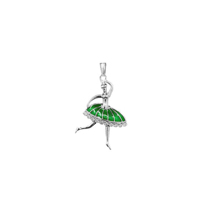 Tgl Silver 92.5 Sterling Silver Dancing Doll Pendent