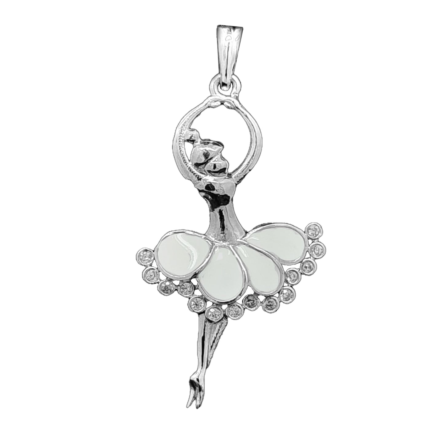 Tgl Silver 92.5 Sterling Silver Dancing Doll Pendent