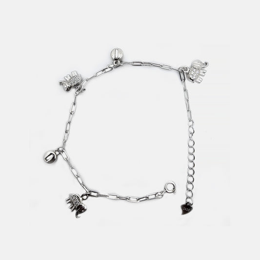 Loose Light Wt Elephant Bracelet