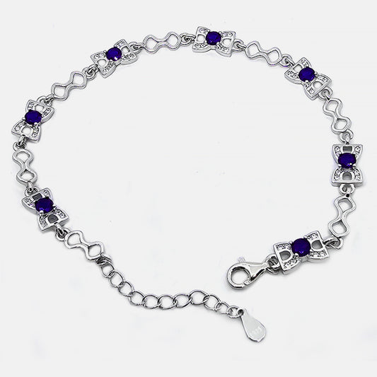 Loose bracelet with Blue stone