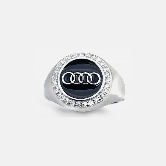 Men's Ring Logo Ring Audi