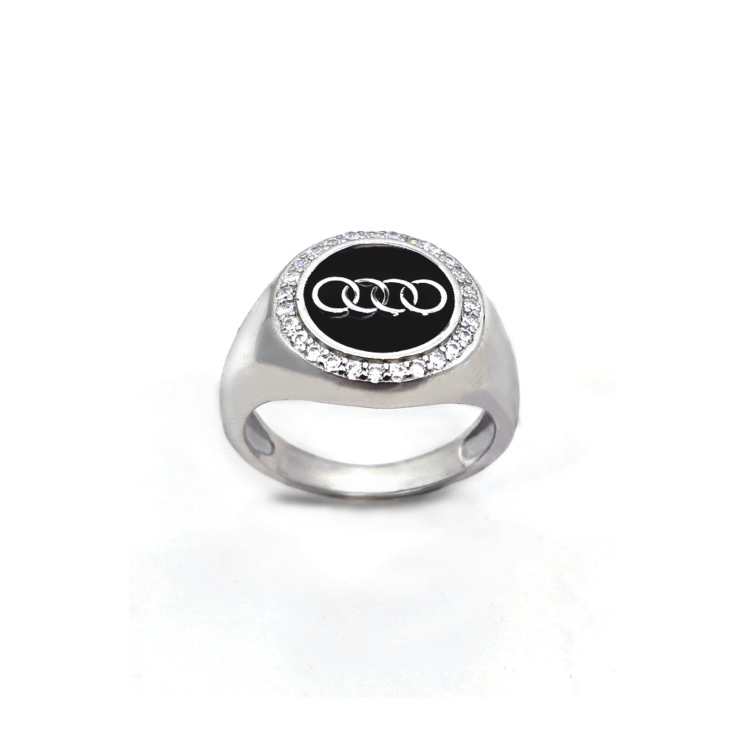 Men's Ring Logo Ring Audi