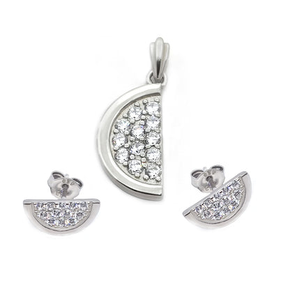 light wt earrings or tops half round