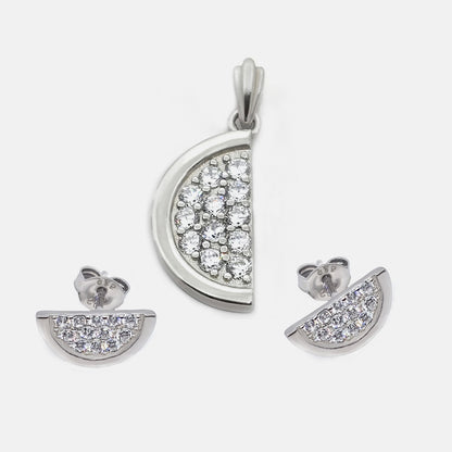 half round light wt pendent-set