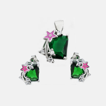 Pendent-Set Flora Green