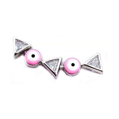 Pink Eye Nazar Bracelet