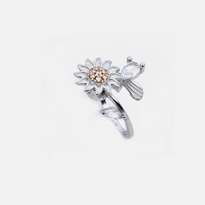 Hawaii Flower Adjustable Ring