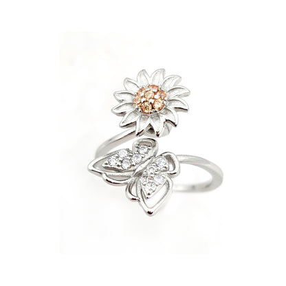 Hawaii Flower Adjustable Ring