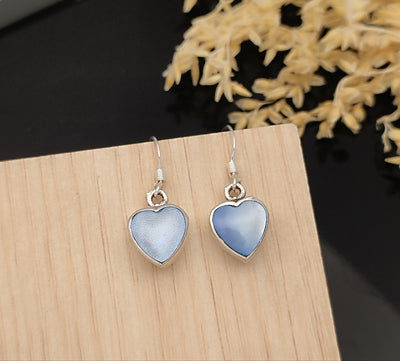 Mother of Pearl heart Earrings