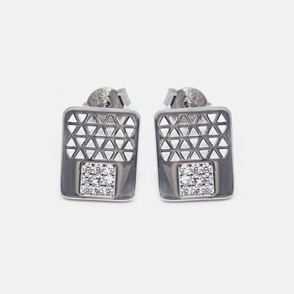 light wt earrings or tops square shape