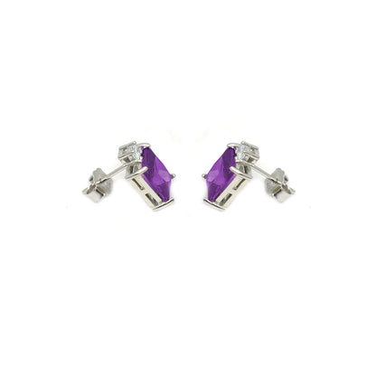 Pendent-Set purple Color Stone