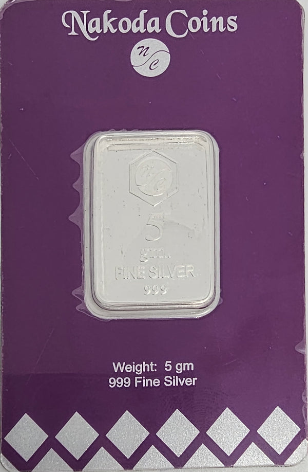 5g Silver 999.9 Coin & Bars