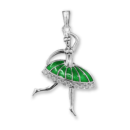 Tgl Silver 92.5 Sterling Silver Dancing Doll Pendent