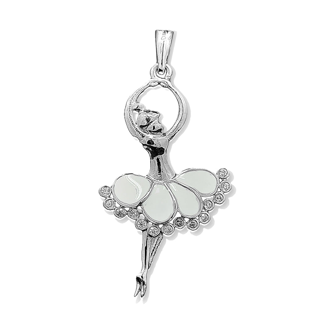 Tgl Silver 92.5 Sterling Silver Dancing Doll Pendent