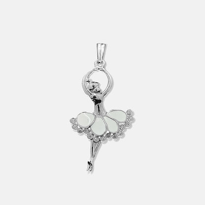 Tgl Silver 92.5 Sterling Silver Dancing Doll Pendent