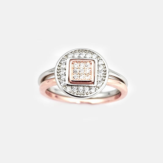 duel wear ring Squre for women & girls