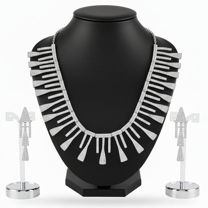 necklace set silver