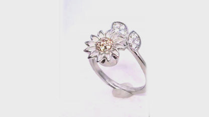 Hawaii Flower Adjustable Ring