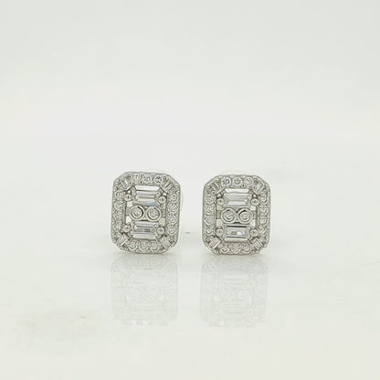 Tops and studs with sterling silver 925