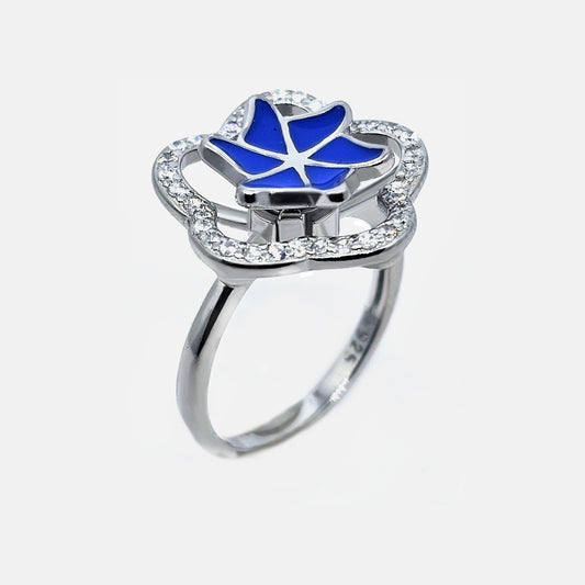 hawai ring blue flower