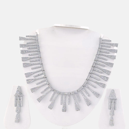 necklace set silver